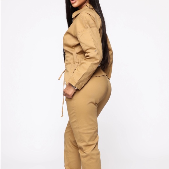 Aviator Jumpsuit in Khaki - Large - Picture 3 of 5